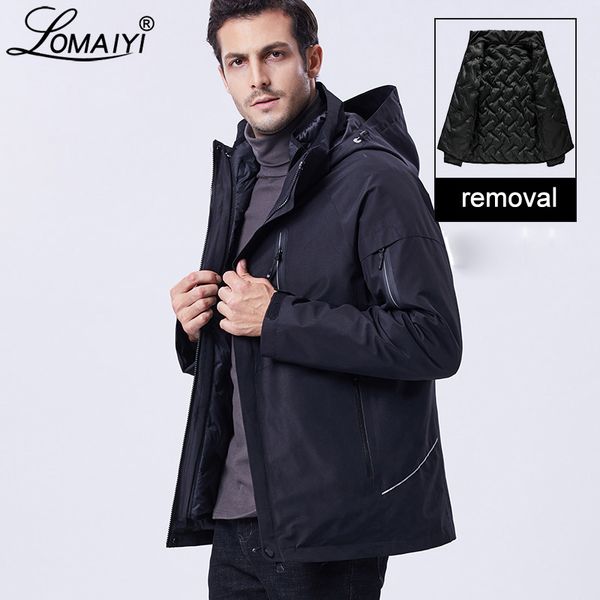 lomaiyi men's winter jacket men warm waterproof parka mens spring/autumn coat male work windbreaker snow wear jackets am407, Black
lomaiyi men's winter jacket men warm waterproof parka mens spring/autumn coat male work windbreaker snow wear jackets am407, Black