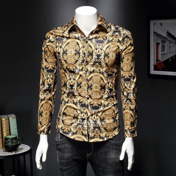 golden print men shirt long sleeve casual slim fit dress shirts blouse homme streetwear social camisa -5xl, White;black
golden print men shirt long sleeve casual slim fit dress shirts blouse homme streetwear social camisa -5xl, White;black