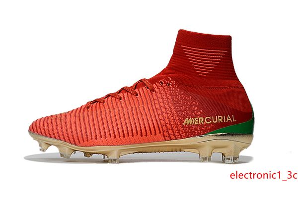 new arrival red gold soccer cleats mercurial superfly kids soccer shoes high ankle cristiano ronaldo mens womens football boots
new arrival red gold soccer cleats mercurial superfly kids soccer shoes high ankle cristiano ronaldo mens womens football boots