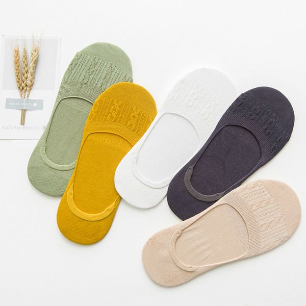 1pair candy color invisible non-slip low cut socks fashion women casual cotton breathable ankle boat socks zm-06, Black;white
1pair candy color invisible non-slip low cut socks fashion women casual cotton breathable ankle boat socks zm-06, Black;white