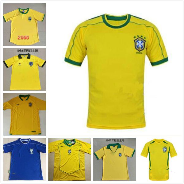 1994 brazil retro soccer jerseys #11 romario #20 ronaldo brazil world cup 1998 football jersey can custom 2000, Black;yellow
1994 brazil retro soccer jerseys #11 romario #20 ronaldo brazil world cup 1998 football jersey can custom 2000, Black;yellow