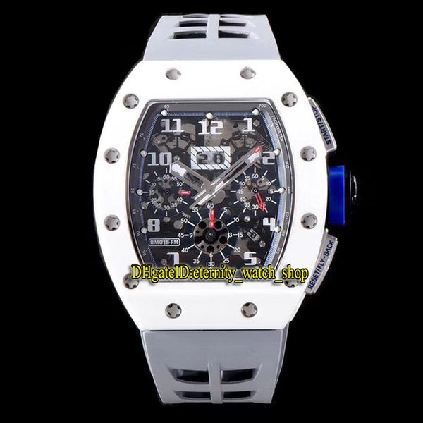 KV Top version RM 011 Flyback хронограф белый керамический корпус скелет дата циферблат ETA 7750 автоматический RM11 мужские часы спортивные дизайнерские часы
KV Top version RM 011 Flyback хронограф белый керамический корпус скелет дата циферблат ETA 7750 автоматический RM11 мужские часы спортивные дизайнерские часы