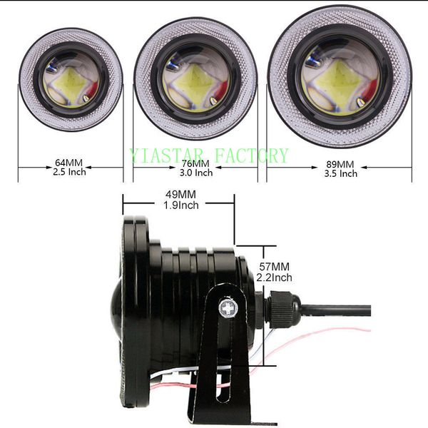 yiastar 1set(2pcs) 10w projector halo rings 2.5inch 3inch 3.5inch 12v dc cob fog lamps white angle eyes car styling day lights
yiastar 1set(2pcs) 10w projector halo rings 2.5inch 3inch 3.5inch 12v dc cob fog lamps white angle eyes car styling day lights