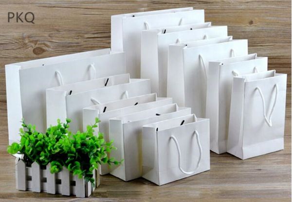 20pcs white cardboard paper gift handle bag multi-function high-end brown kraft paper bag gift box packaging storage 32size
20pcs white cardboard paper gift handle bag multi-function high-end brown kraft paper bag gift box packaging storage 32size