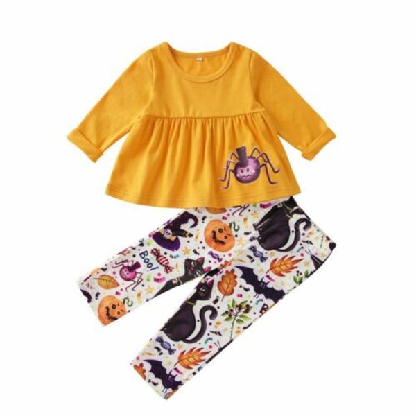 1-5t маленьких девочек hallowwen одежда набор малыши новорожденных дети baby girl хэллоуин желтые тыквы tops цветочных штанов наряды, White
1-5t маленьких девочек hallowwen одежда набор малыши новорожденных дети baby girl хэллоуин желтые тыквы tops цветочных штанов наряды, White