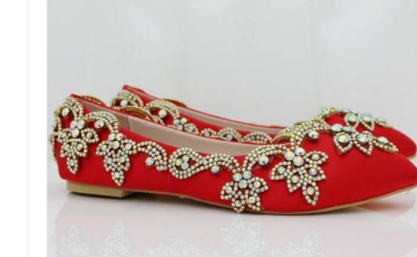 women's shoes in spring autumn flat bottom pointed end silk and satin @kl340, Black