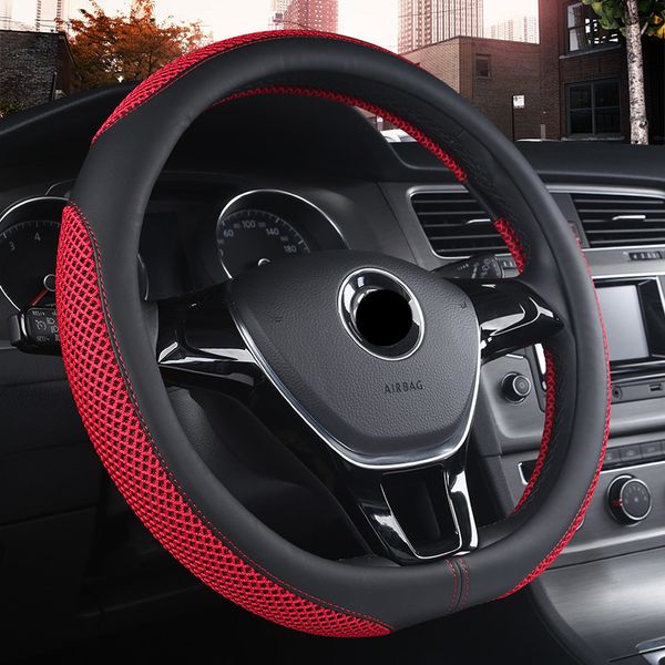 car steering wheel cover d shape ice silk leather 38cm for d ring steering-wheel universal interior accessories 5 colors new
car steering wheel cover d shape ice silk leather 38cm for d ring steering-wheel universal interior accessories 5 colors new