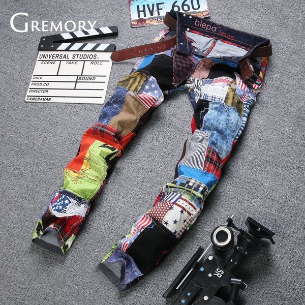 2019 new colorful jeans men denim pant patch jeans slim fit fashion designer fashion show denim men sa95, Blue
2019 new colorful jeans men denim pant patch jeans slim fit fashion designer fashion show denim men sa95, Blue