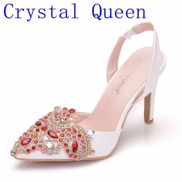 crystal queen women bridal wedding shoes platform high heel red rhinestone crystal peep toe bride bridesmaid ladies prom pumps, Black
crystal queen women bridal wedding shoes platform high heel red rhinestone crystal peep toe bride bridesmaid ladies prom pumps, Black