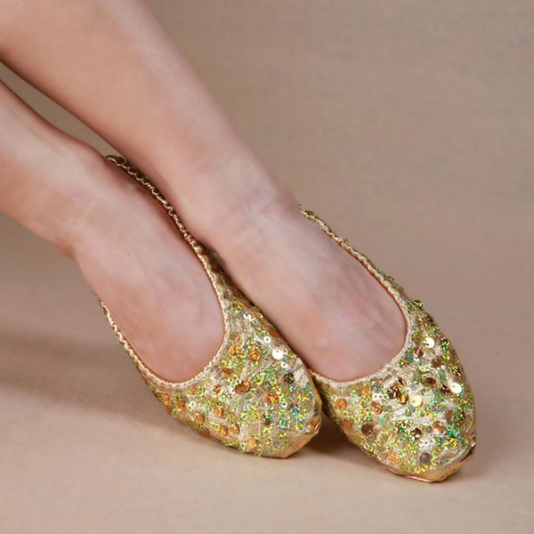 stage wear wholesale belly dance practice silver/gold flats soft leather pointe gymnastics foldable ballet flat sequins, Black;red
stage wear wholesale belly dance practice silver/gold flats soft leather pointe gymnastics foldable ballet flat sequins, Black;red