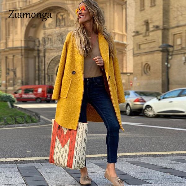 ziamonga 2019 winter fashion women new coat long sleeve medium long wool coat loose super warm woolen omen, Black
ziamonga 2019 winter fashion women new coat long sleeve medium long wool coat loose super warm woolen omen, Black