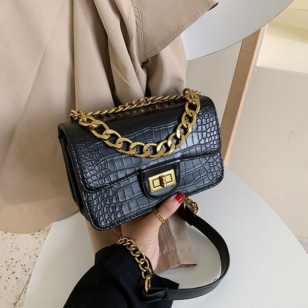 crocodile pattern women tote bag 2020 new chain messenger bag retro small square fashion crossbody shoulder black
crocodile pattern women tote bag 2020 new chain messenger bag retro small square fashion crossbody shoulder black