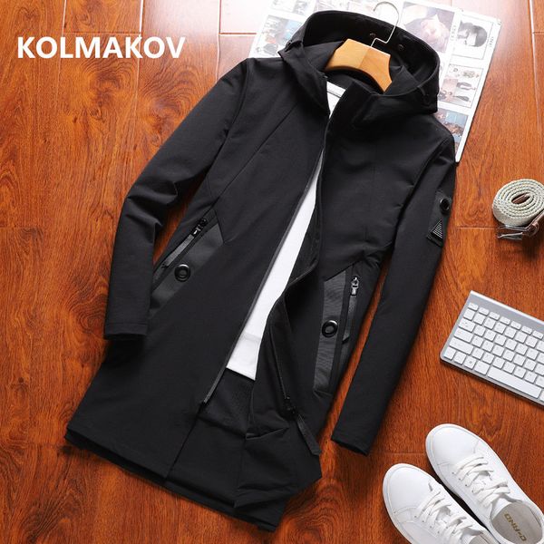 2019 autumn men's casual trench coat hooded windbreakers male jackets men loose style jacket full size - 4xl, Tan;black
2019 autumn men's casual trench coat hooded windbreakers male jackets men loose style jacket full size - 4xl, Tan;black