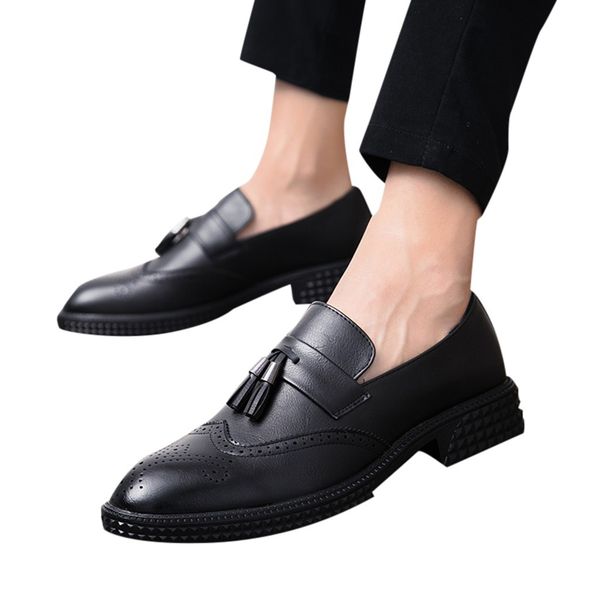 casual shoes men men casual wild fashion comfortable and breathable brock carved shoes #531, Black
casual shoes men men casual wild fashion comfortable and breathable brock carved shoes #531, Black