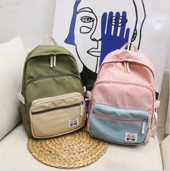campus srudents shoulder bags junior senior high school students schoolbags fashion contrast color backpack waterpoof nylon bags
campus srudents shoulder bags junior senior high school students schoolbags fashion contrast color backpack waterpoof nylon bags