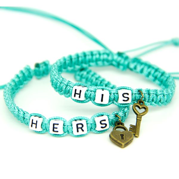 2pcs/pair fashion couple bracelets his key and hers lock rope chains lovers personalized gift handmade jewelry charm bracelets, Golden;silver
2pcs/pair fashion couple bracelets his key and hers lock rope chains lovers personalized gift handmade jewelry charm bracelets, Golden;silver