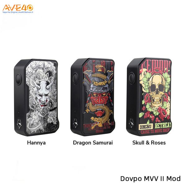 Оригинальный Dovpo M VV II Box Mod 280 Вт 510-разрядный Dovpo Mod Power с двойной батареей 18650
Оригинальный Dovpo M VV II Box Mod 280 Вт 510-разрядный Dovpo Mod Power с двойной батареей 18650