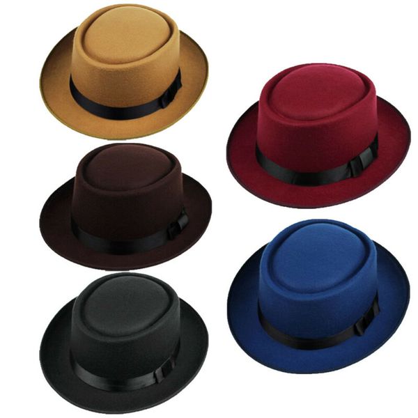 women men classic gentleman fedoras solid casual wide brim hat party cap, Blue;gray
women men classic gentleman fedoras solid casual wide brim hat party cap, Blue;gray