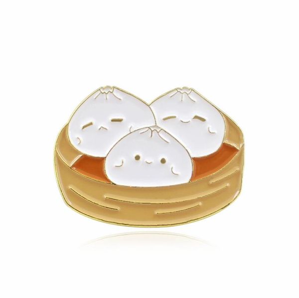 cute cartoon steamed buns baozi brooch enamel pin chinese food brooches denim shirt collar lapel pins badge jewelry gifts, Gray
cute cartoon steamed buns baozi brooch enamel pin chinese food brooches denim shirt collar lapel pins badge jewelry gifts, Gray