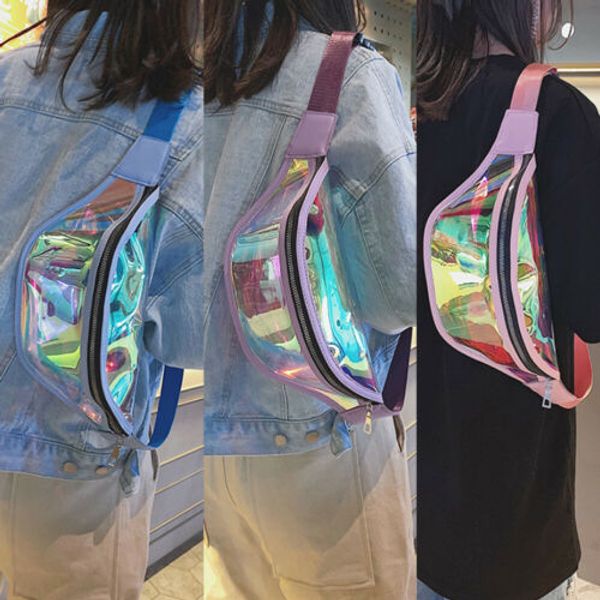womens girls waist bag laser transparent holiday casual handbags shouder bag new
womens girls waist bag laser transparent holiday casual handbags shouder bag new
