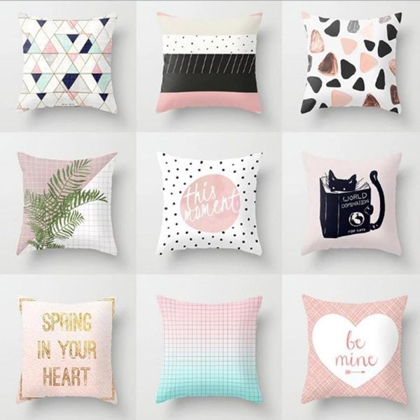 imixlot rose pink color nordic style sofa cushion cover soft polyester peachskin pillow case home decoration
imixlot rose pink color nordic style sofa cushion cover soft polyester peachskin pillow case home decoration
