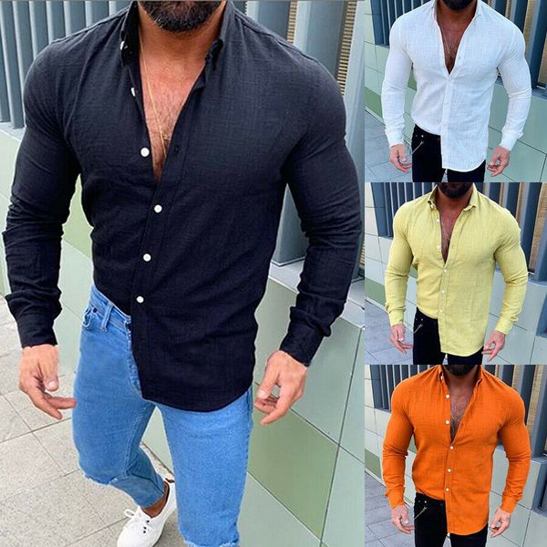men summer linen slim fit long sleeve v neck shirt casual shirts plain color single breasted streetwear, White;black
men summer linen slim fit long sleeve v neck shirt casual shirts plain color single breasted streetwear, White;black