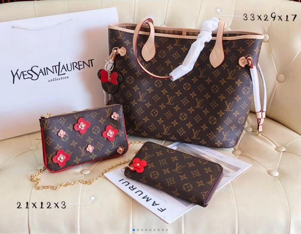 new three-piece fashion new ladies intellectual elegant flowers handbag backpack messenger bag shoulder bag ladies leather bag
new three-piece fashion new ladies intellectual elegant flowers handbag backpack messenger bag shoulder bag ladies leather bag