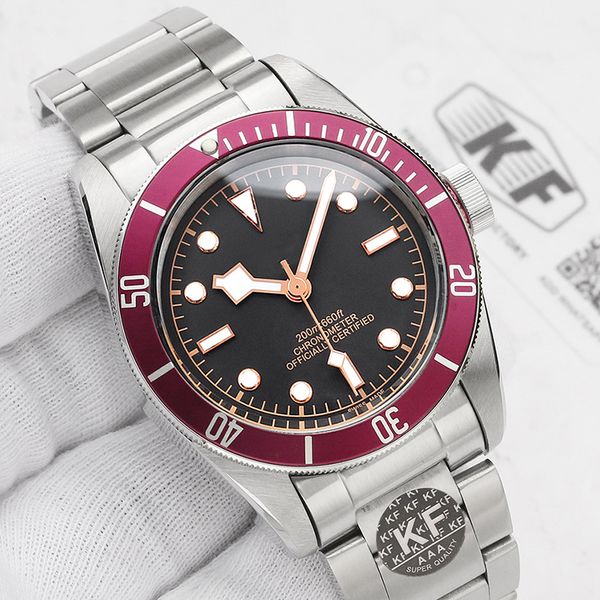leather band luxury mens vintage designer stainless steel automatic mechanical movement red black watch solid clasp watches wristwatches, Slivery;brown
leather band luxury mens vintage designer stainless steel automatic mechanical movement red black watch solid clasp watches wristwatches, Slivery;brown