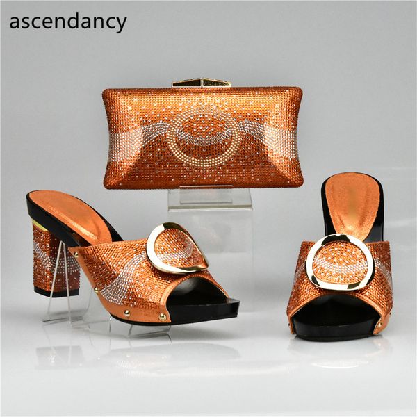 latest orange shoe and bag set african sets 2017 italian ladies shoe and bag set decorated with rhinestone nigerian, Black
latest orange shoe and bag set african sets 2017 italian ladies shoe and bag set decorated with rhinestone nigerian, Black