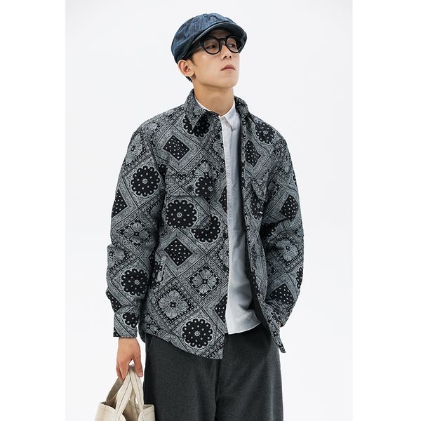 мужчины япония vintage сыпучей повседневных печатей рубашка стиль хлопок padded coat шинель мужской улица harajuku толстой рубашка верхняя о, White;black
мужчины япония vintage сыпучей повседневных печатей рубашка стиль хлопок padded coat шинель мужской улица harajuku толстой рубашка верхняя о, White;black
