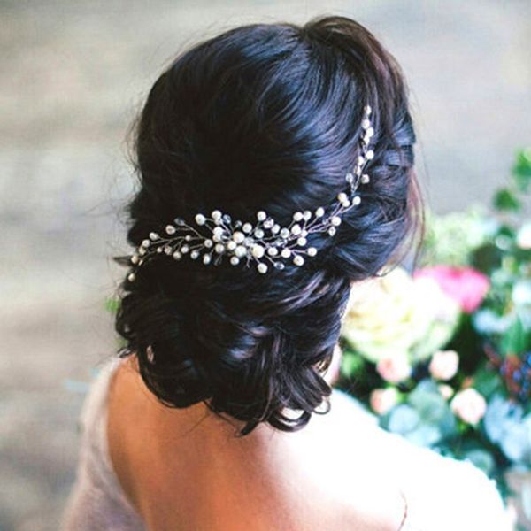 wedding decorations for women's hair imitation pearl hairpin for the bride's comb glass girl decorate the bride's hair, Golden;white
wedding decorations for women's hair imitation pearl hairpin for the bride's comb glass girl decorate the bride's hair, Golden;white