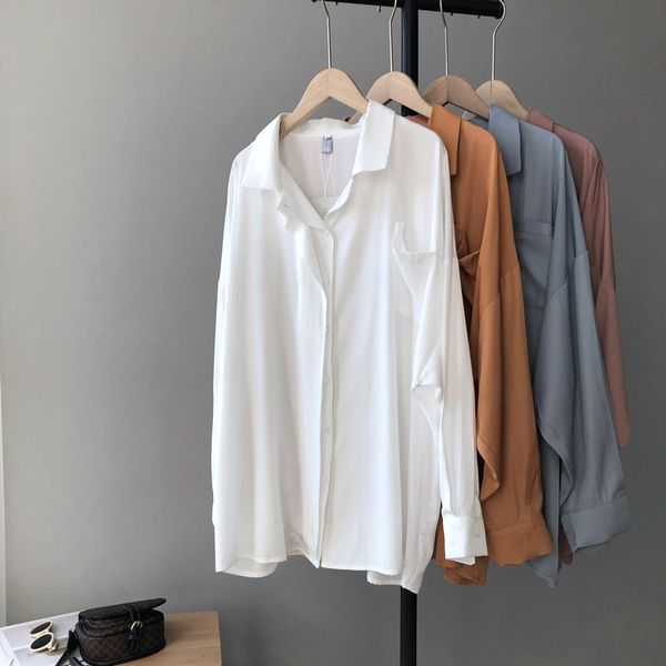 2020 new spring summer blouse women long sleeve shirts fashion leisure chiffon shirt office ladies, White
2020 new spring summer blouse women long sleeve shirts fashion leisure chiffon shirt office ladies, White