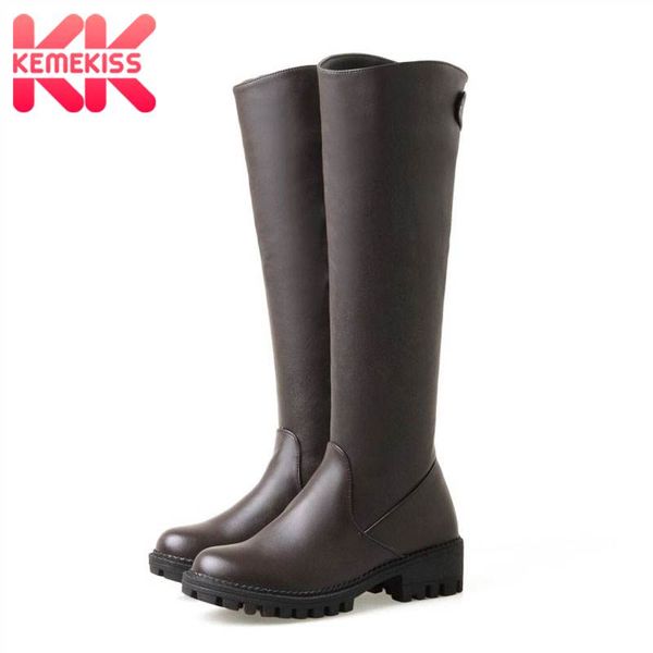 kemekiss women flats boots big size 33-44 trend fashion knee high boots keep warm fur winter casual zipper office long, Black
kemekiss women flats boots big size 33-44 trend fashion knee high boots keep warm fur winter casual zipper office long, Black