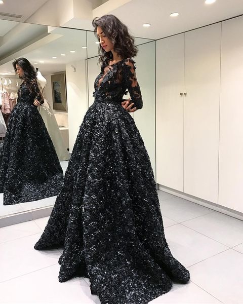 backless women formal party long dresses sheer crew neck plus size arabic muslim black long sleeves evening prom dresses gown 2019, Black;red
backless women formal party long dresses sheer crew neck plus size arabic muslim black long sleeves evening prom dresses gown 2019, Black;red