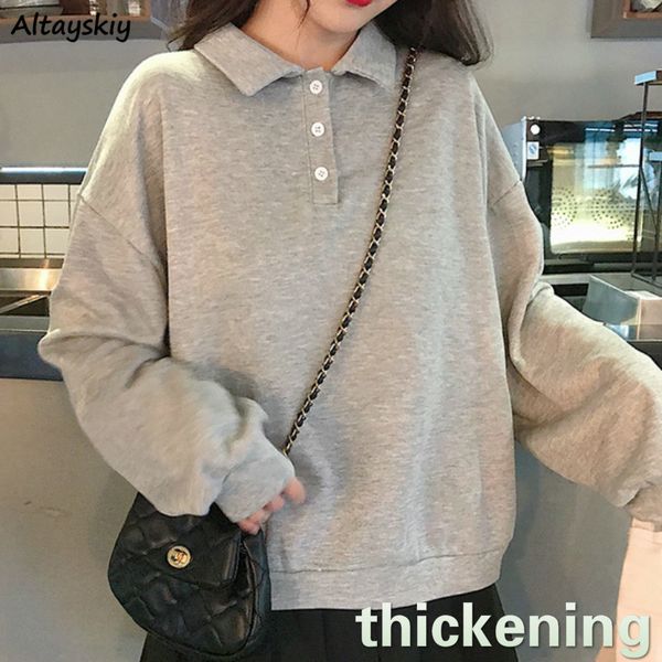 women's hoodies & sweatshirts women pullovers thickening turn-down collar bf loose harajuku korean chic fashion womens trendy high qual, Black
women's hoodies & sweatshirts women pullovers thickening turn-down collar bf loose harajuku korean chic fashion womens trendy high qual, Black