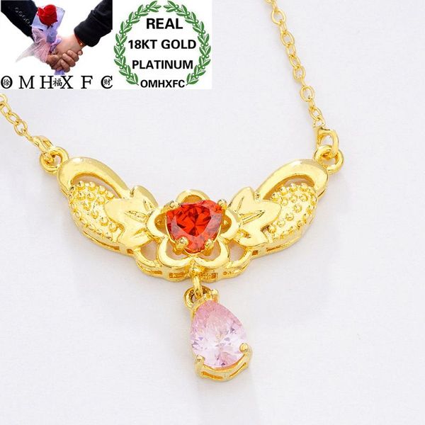 mhxfc wholesale european fashion female party wedding gift pink red water drop zircon real 18kt gold pendant necklace nl147, Silver
mhxfc wholesale european fashion female party wedding gift pink red water drop zircon real 18kt gold pendant necklace nl147, Silver