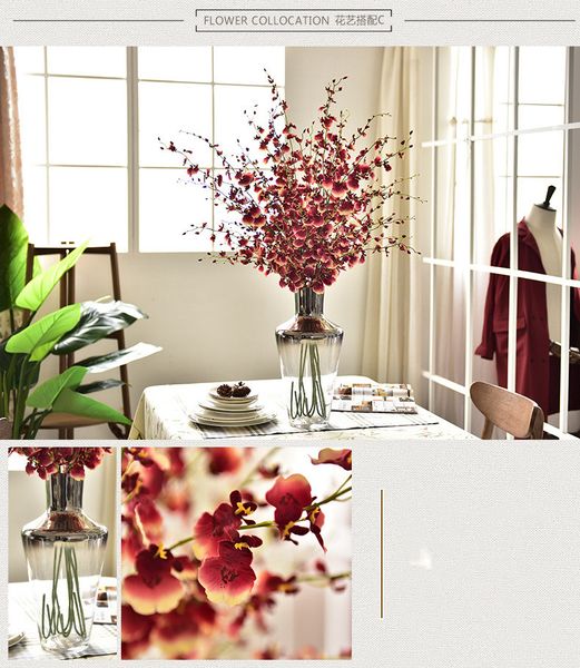 8 fork orchid fake flower home decoration artificial flower oft decorative flower wedding party photo prop beautiful decoration
8 fork orchid fake flower home decoration artificial flower oft decorative flower wedding party photo prop beautiful decoration
