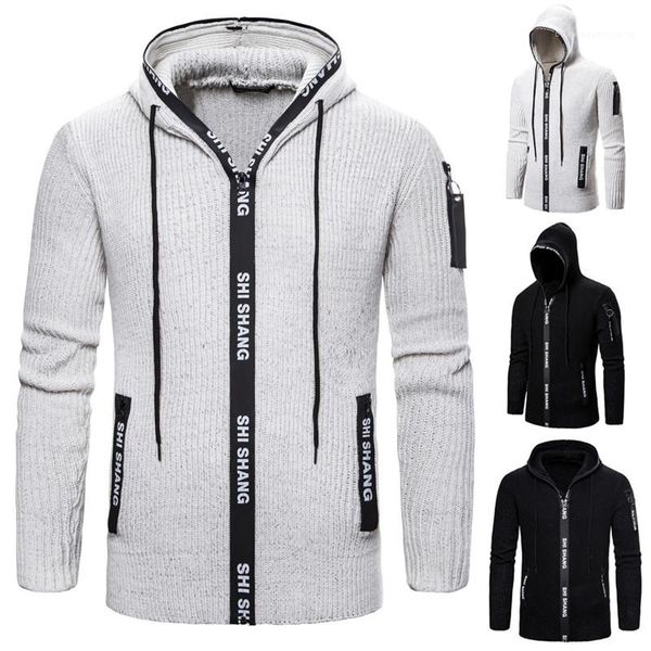 print cardigan sweaters coats casual long sleeve slim sweaters fashion zipper solid color cardigan men designer letter, White;black
print cardigan sweaters coats casual long sleeve slim sweaters fashion zipper solid color cardigan men designer letter, White;black