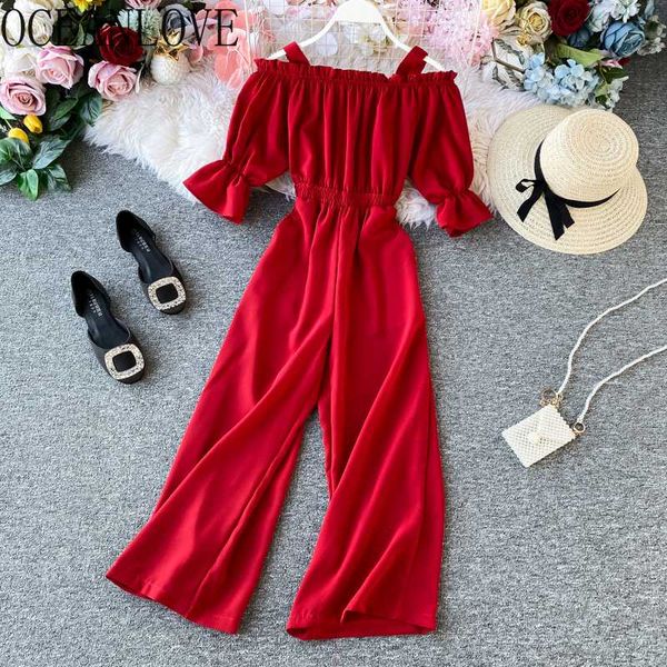 women's jumpsuits & rompers oceanlove off shoulder solid bodysuit korean fashion high waist ropa mujer spring summer elegant beach styl, Black;white
women's jumpsuits & rompers oceanlove off shoulder solid bodysuit korean fashion high waist ropa mujer spring summer elegant beach styl, Black;white