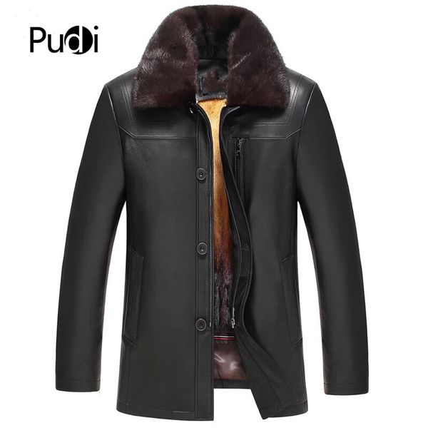 pudi mt840 2019 men new fashion real sheep leather jackets with lining inside fall winter casual outwear, Black;brown
pudi mt840 2019 men new fashion real sheep leather jackets with lining inside fall winter casual outwear, Black;brown