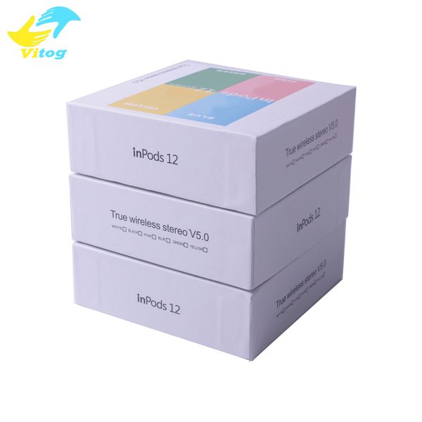 vitog inpods i12 tws bluetooth 5.0 earphone headphones sport wireless earbuds pop up window earpiece headset pk i7s i9s i10 i11 tws
vitog inpods i12 tws bluetooth 5.0 earphone headphones sport wireless earbuds pop up window earpiece headset pk i7s i9s i10 i11 tws