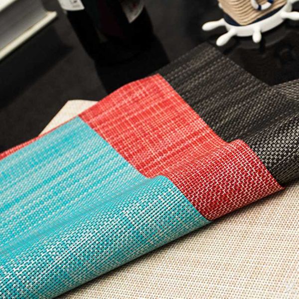 1pcs placemat pvc woven non-slip insulation placemat kitchen washable table mat deskdecoration supplies
1pcs placemat pvc woven non-slip insulation placemat kitchen washable table mat deskdecoration supplies