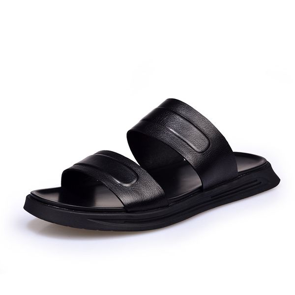 men summer genuine leather slippers beach flip flops designer sandals black luxury mens slides non slip outdoor slipper shoes
men summer genuine leather slippers beach flip flops designer sandals black luxury mens slides non slip outdoor slipper shoes