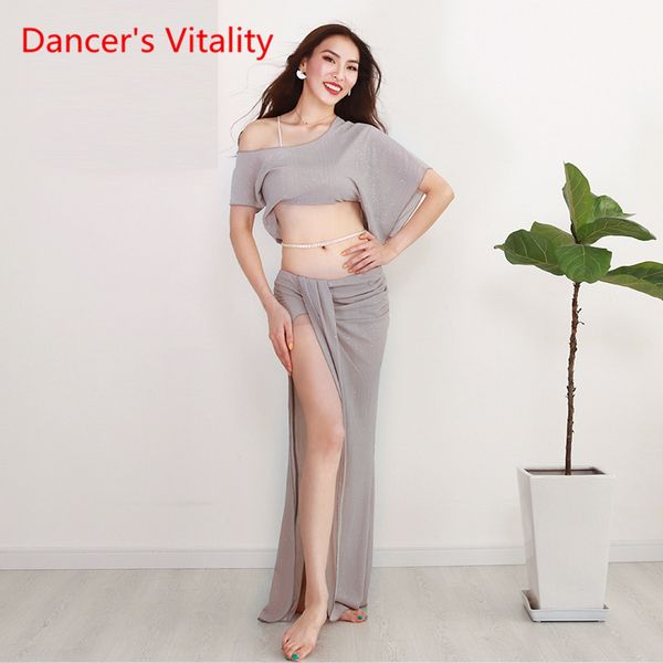 competition belly dance practice clothes suit dance costume women beginner long skirt costume delivery, Black;red
competition belly dance practice clothes suit dance costume women beginner long skirt costume delivery, Black;red