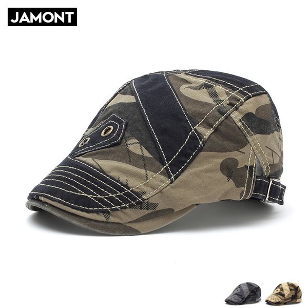 jamont army camouflage cap for wo men brand summer beret homme flat cap french hat adjustable gorras viceras, Blue;gray
jamont army camouflage cap for wo men brand summer beret homme flat cap french hat adjustable gorras viceras, Blue;gray