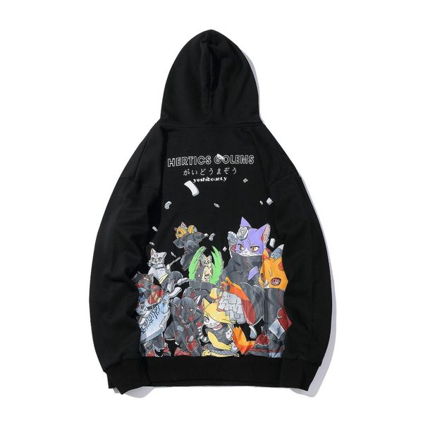 japanese cat print hoodie with funny embroidery 2019 hip hop harajuku hoodie sa-8, Black
japanese cat print hoodie with funny embroidery 2019 hip hop harajuku hoodie sa-8, Black