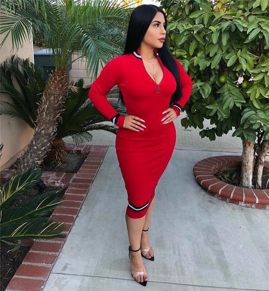 женская zip стоять воротник платья весна чередующийся твердая bodycon дамы повседневные платья узкие сексуальные женские платья оболочка, Black;gray
женская zip стоять воротник платья весна чередующийся твердая bodycon дамы повседневные платья узкие сексуальные женские платья оболочка, Black;gray