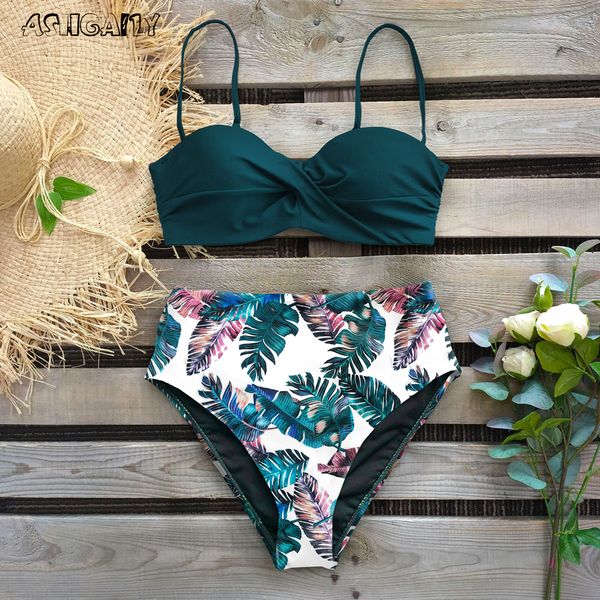 2020 bikini swimsuit women swimwear push up bikinis set leaf print female high waist swimming suits for bathing suit, White;black
2020 bikini swimsuit women swimwear push up bikinis set leaf print female high waist swimming suits for bathing suit, White;black