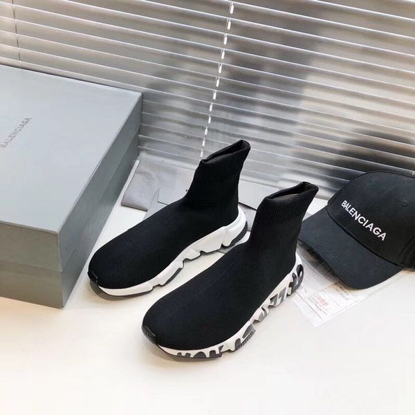 size 35-45 with original box of r luxury casual shoes, fashion knitted stretch socks boots, pure black and white sole speed clear
size 35-45 with original box of r luxury casual shoes, fashion knitted stretch socks boots, pure black and white sole speed clear