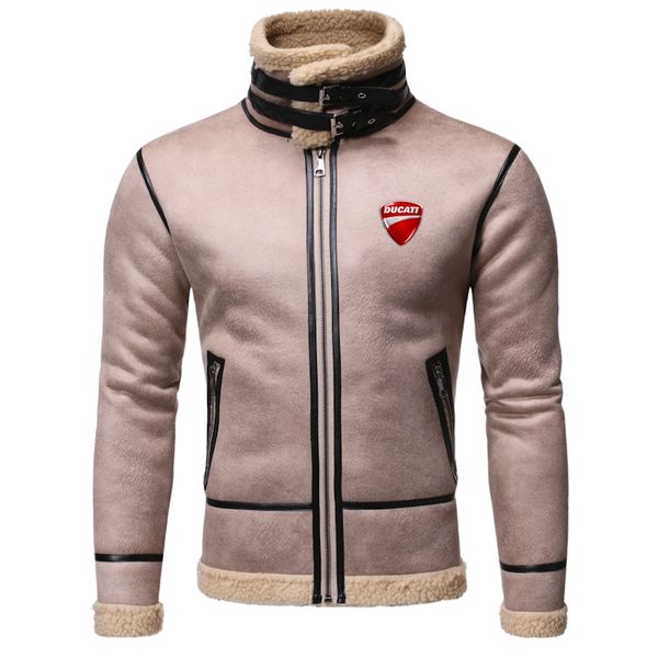 harajuku style men's pu leather jacket mens brand clothing ducati outerwear winter male fleece leather coats fast delivery, Black
harajuku style men's pu leather jacket mens brand clothing ducati outerwear winter male fleece leather coats fast delivery, Black